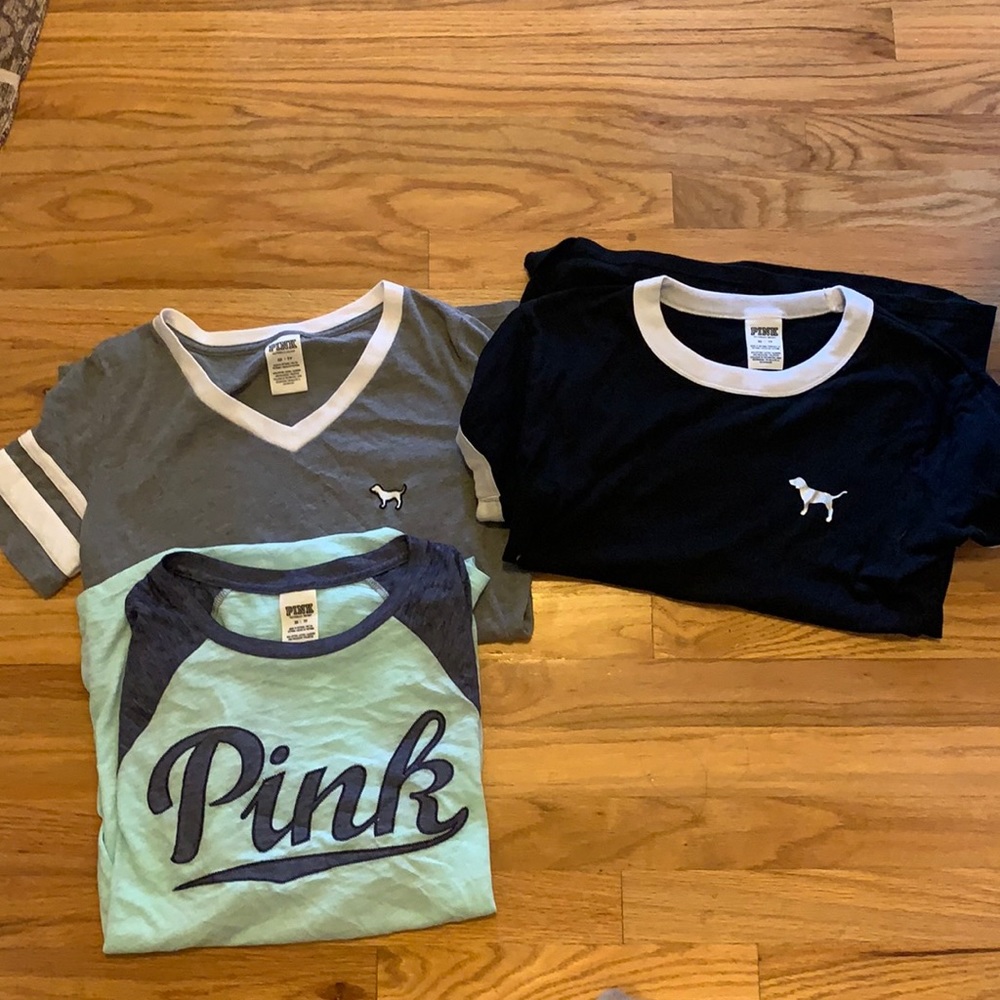 VS Pink tee bundle XS
